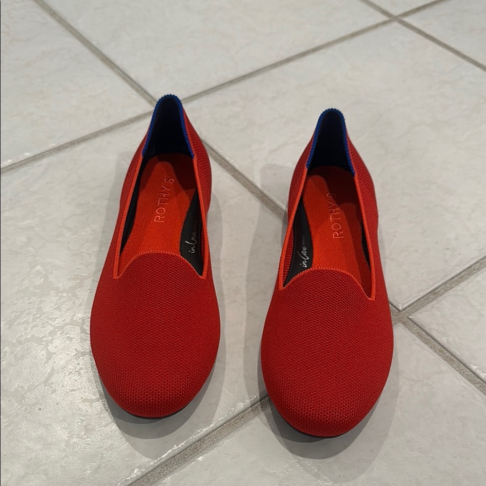 NWOT Rothy's Women's Red Lounge Loafer